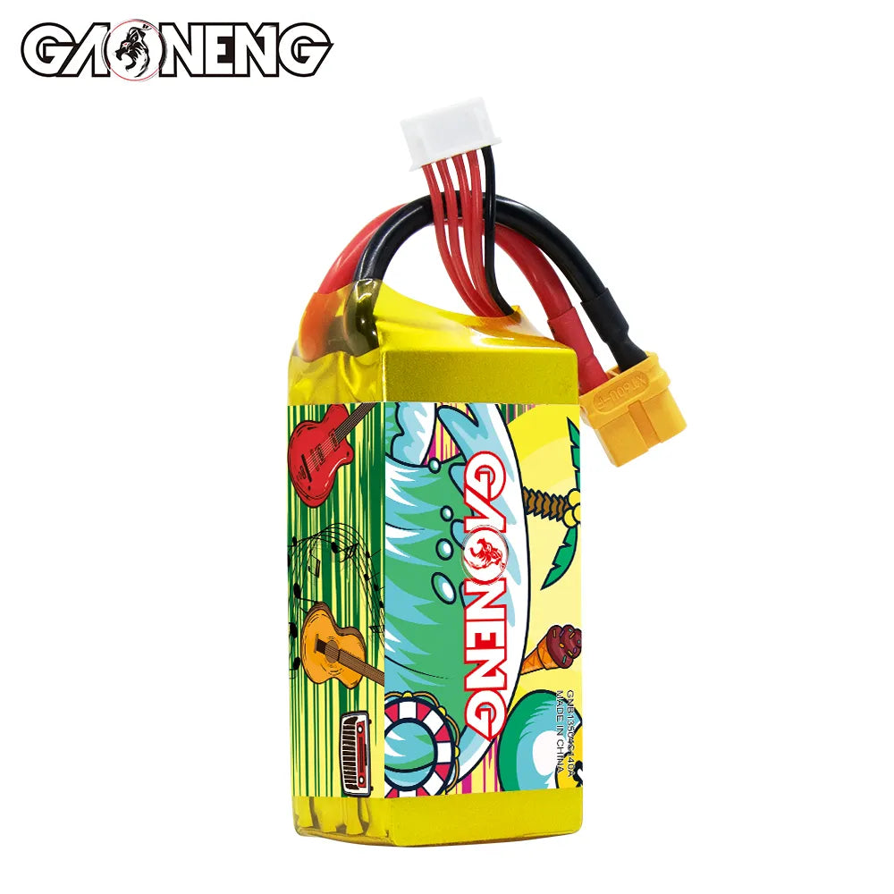 GAONENG GNB 4S 14.8V 1350mAh 140C XT60 LiPo Battery [DG]