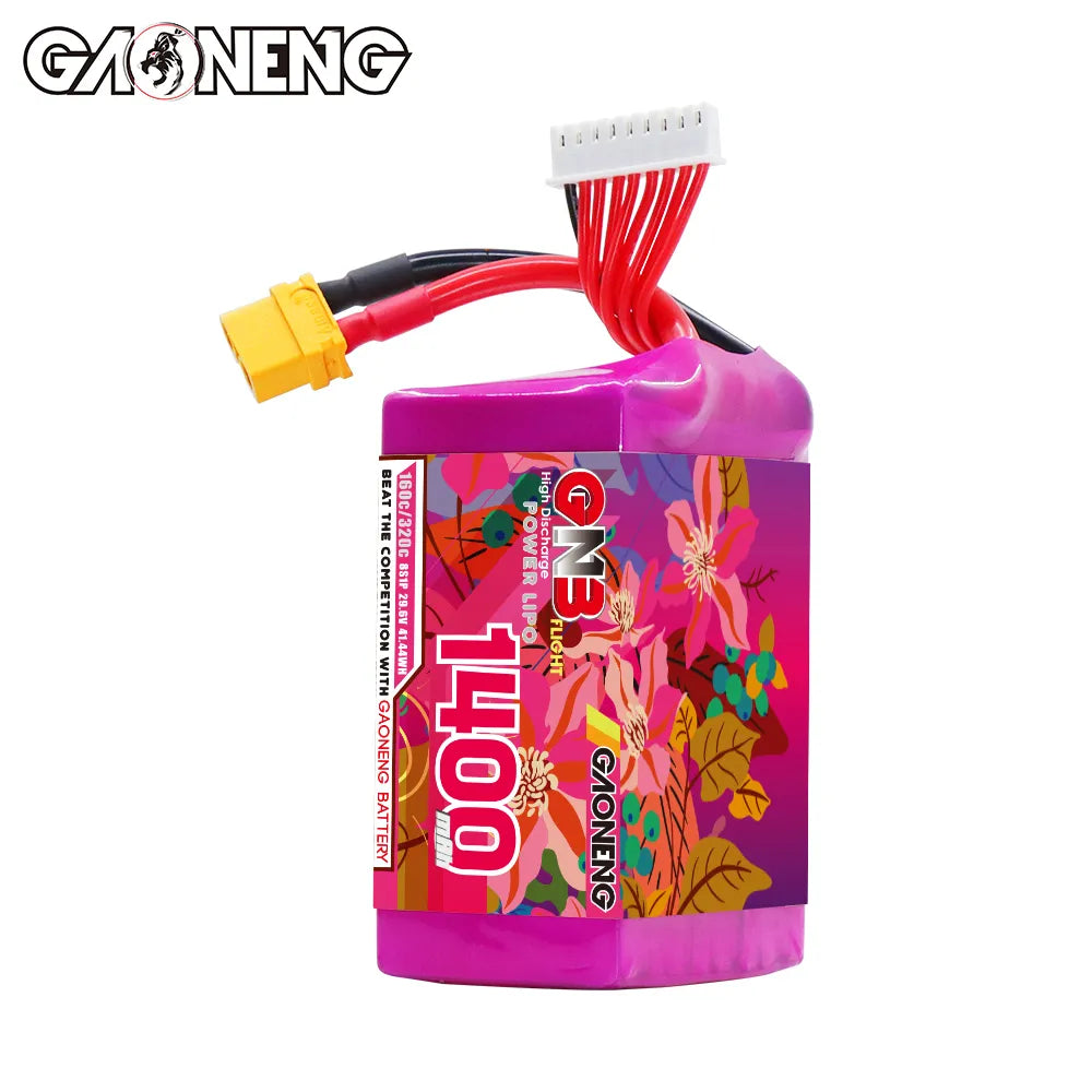 GAONENG GNB 8S 29.6V 1400mAh 160C XT60 Lipo Battery [DG]