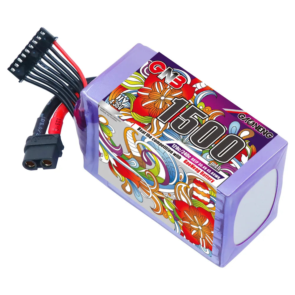 GAONENG GNB LiHV 8S 30.4V 1500mAh 120C XT60 LiPo Battery [DG]