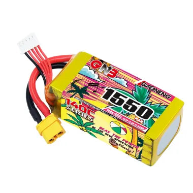 GAONENG GNB 4S 14.8V 1550mAh 140C XT60 LiPo Battery [DG]