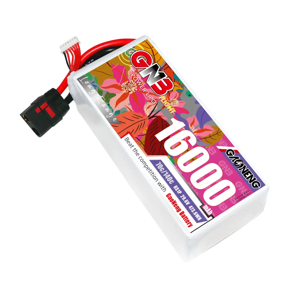 GAONENG GNB 6S1P 22.2V 16000mAh 70C RC LiPo Battery QS8 [DG]