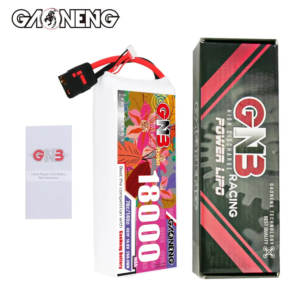 GAONENG GNB 4S1P 14.8V 18000mAh 70C RC LiPo Battery QS8 [DG]