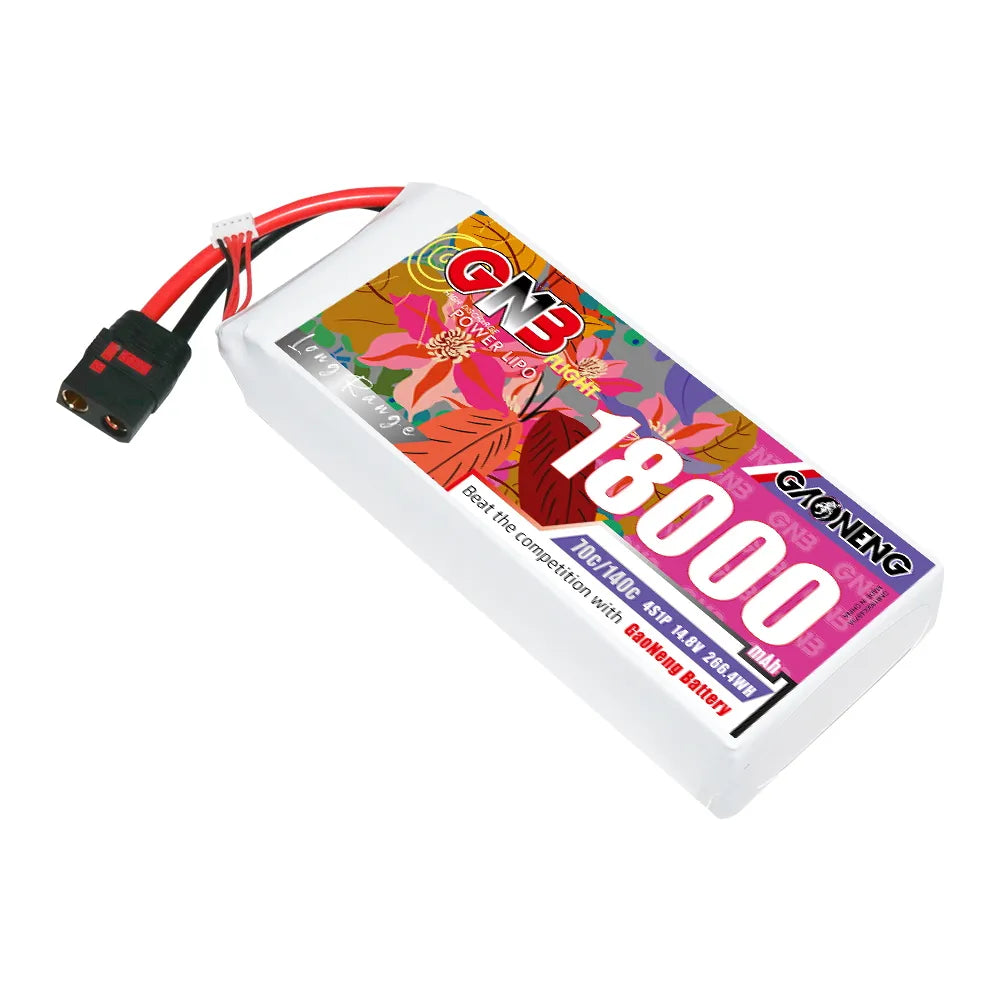 GAONENG GNB 4S1P 14.8V 18000mAh 70C RC LiPo Battery QS8 [DG]