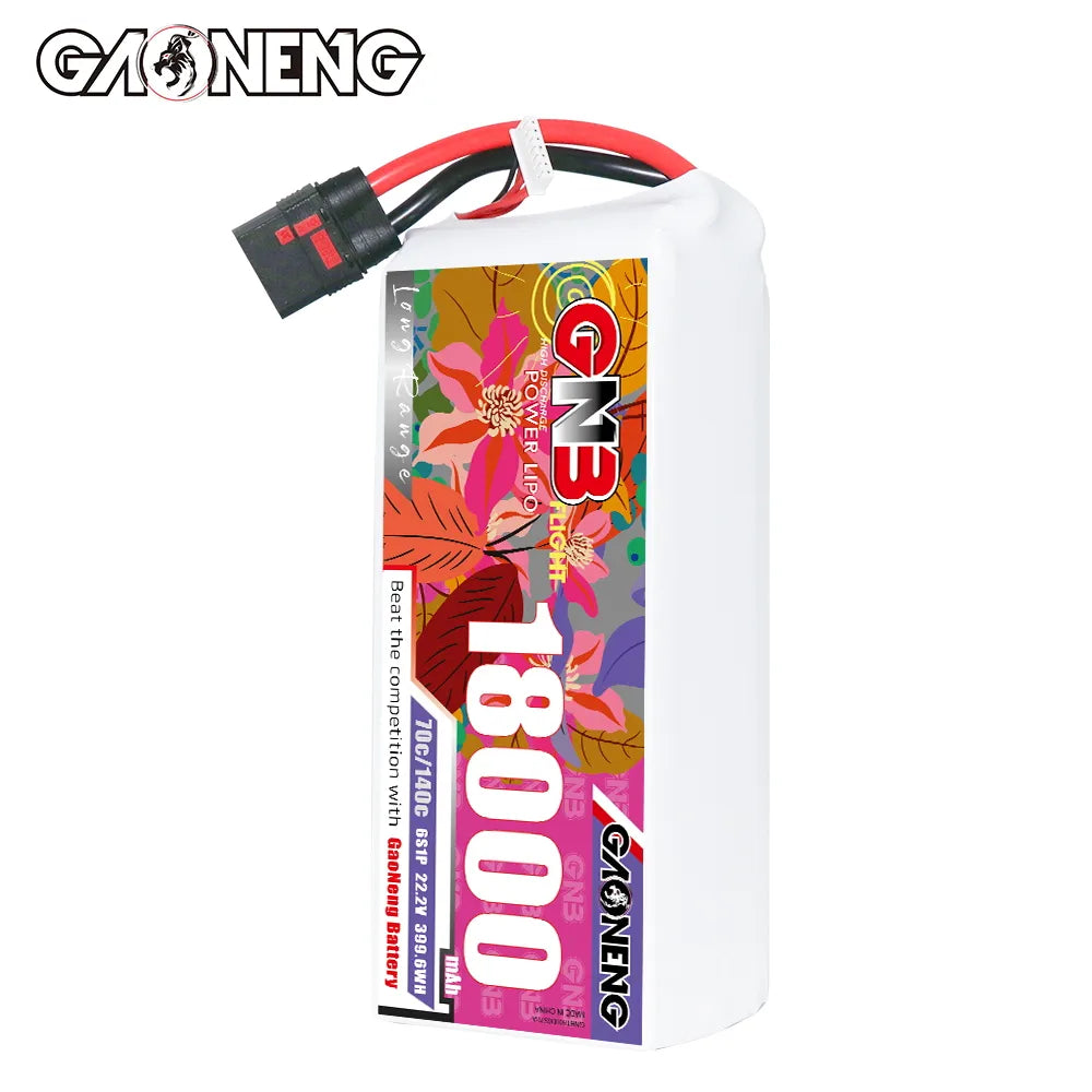 GAONENG GNB 6S1P 22.2V 18000mAh 70C RC LiPo Battery QS8 [DG]