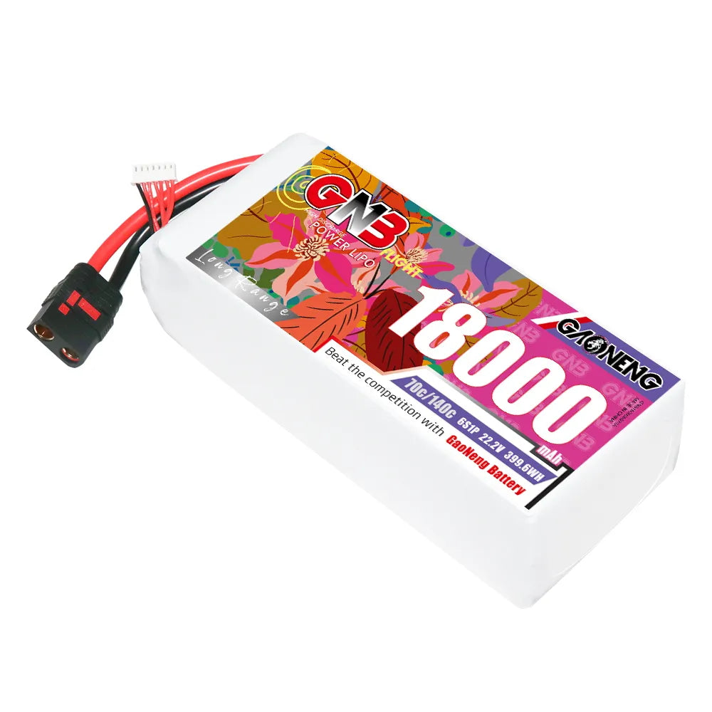 GAONENG GNB 6S1P 22.2V 18000mAh 70C RC LiPo Battery QS8 [DG]