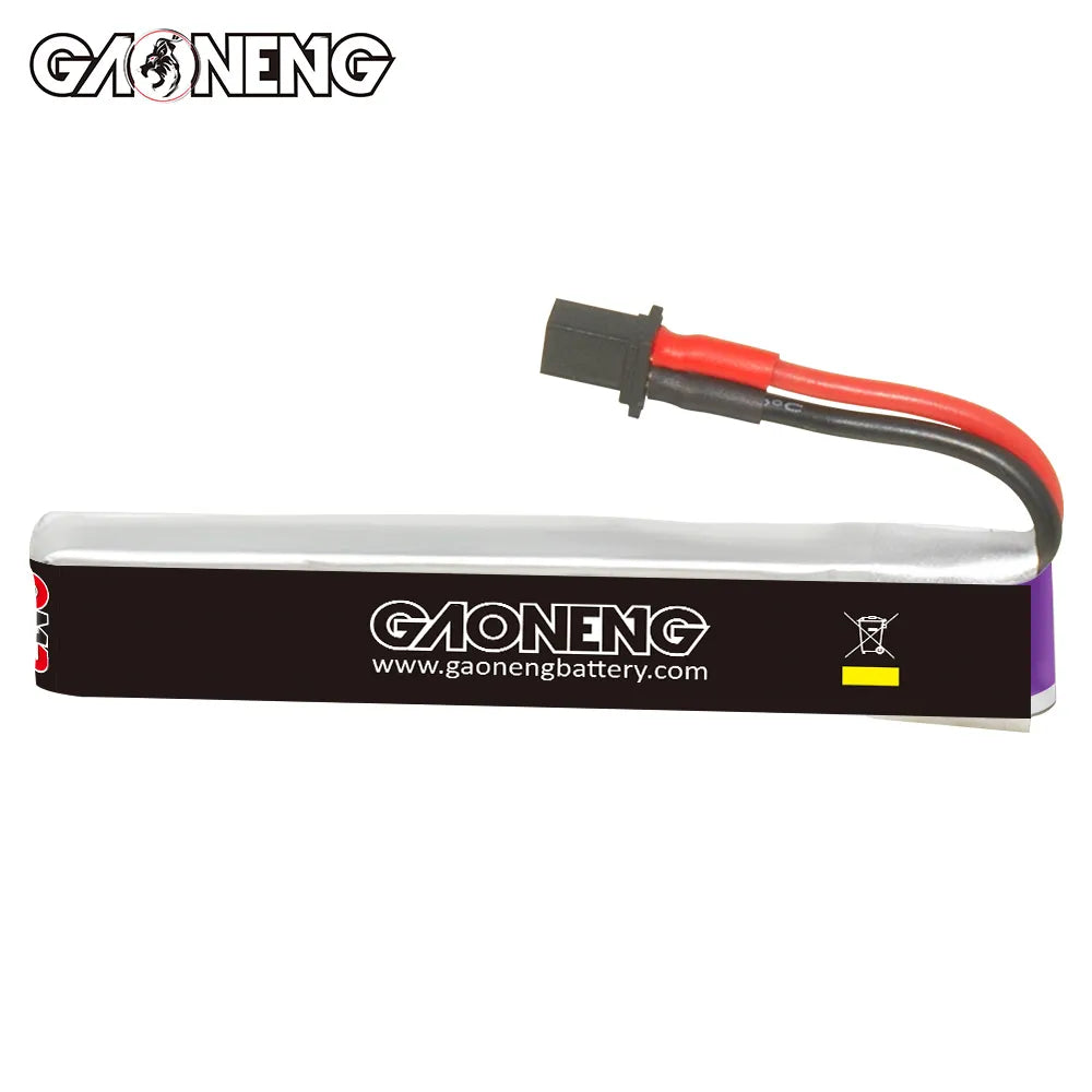 GAONENG GNB LiHV 1S 3.8V 380mAh 60C A30 Cabled LiPo Battery [DG]