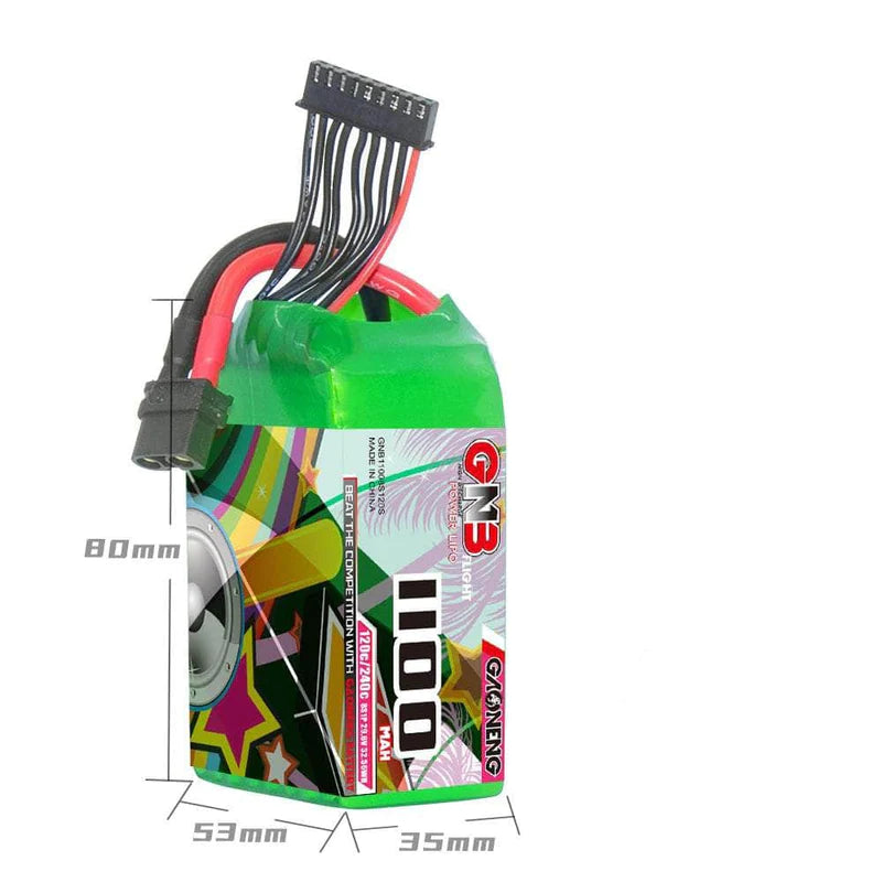 Gaoneng GNB 29.6V 8S 1100mAh 120C LiPo Battery - XT60 [DG]