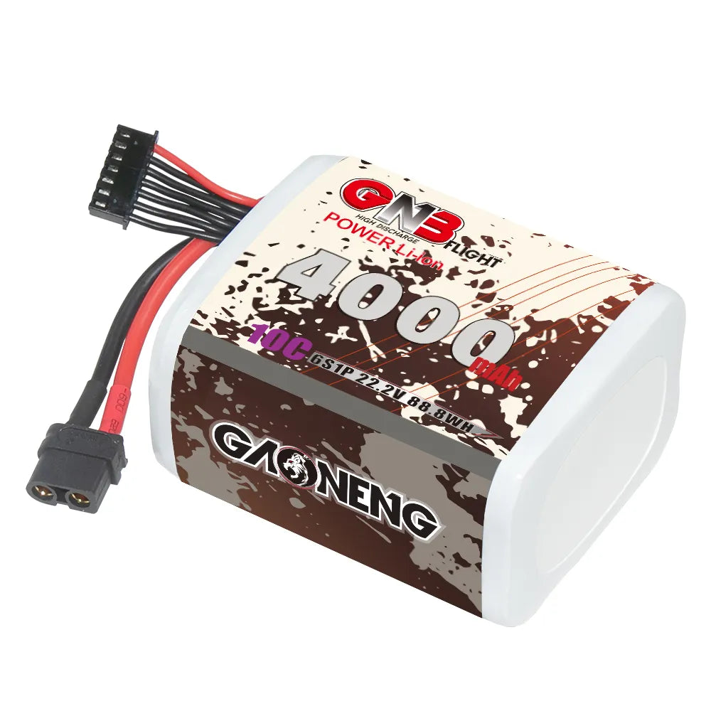 GAONENG GNB 6S 22.2V 4000mAh 10C XT60 Li-ion Battery made with Li-ion Lithium Ion 21700 [DG]