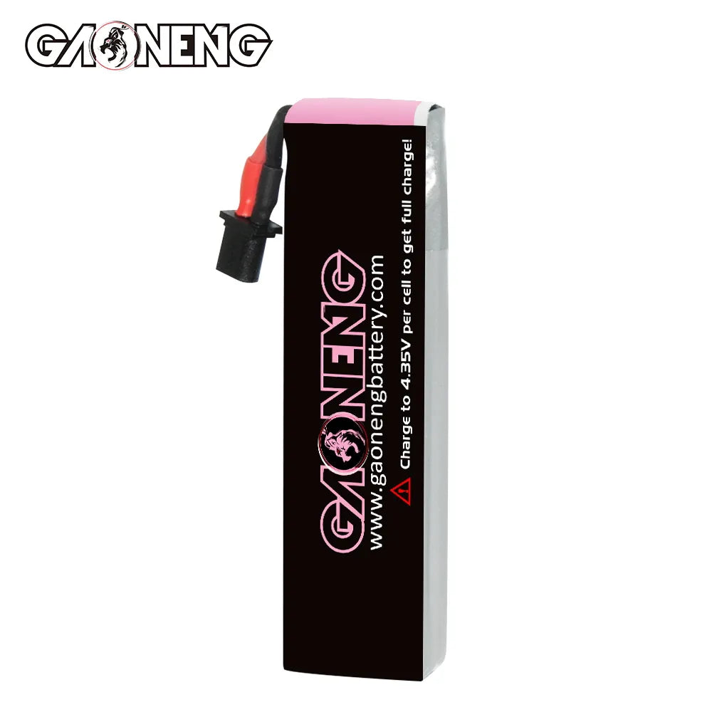 GAONENG GNB LiHV 1S 3.8V 450mAh 80C A30 Cabled LiPo Battery [DG]