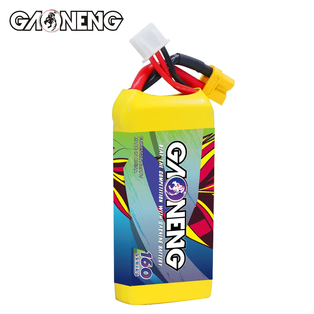 GAONENG GNB LiHV 2S 7.6V 650mAh 160C XT30 LiPo Battery [DG]