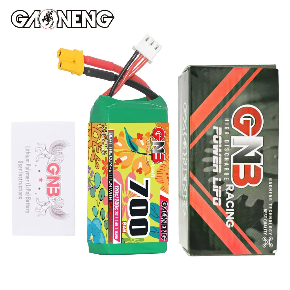 GAONENG GNB 2S 7.4V 700mAh 120C XT30 LiPo Battery [DG]
