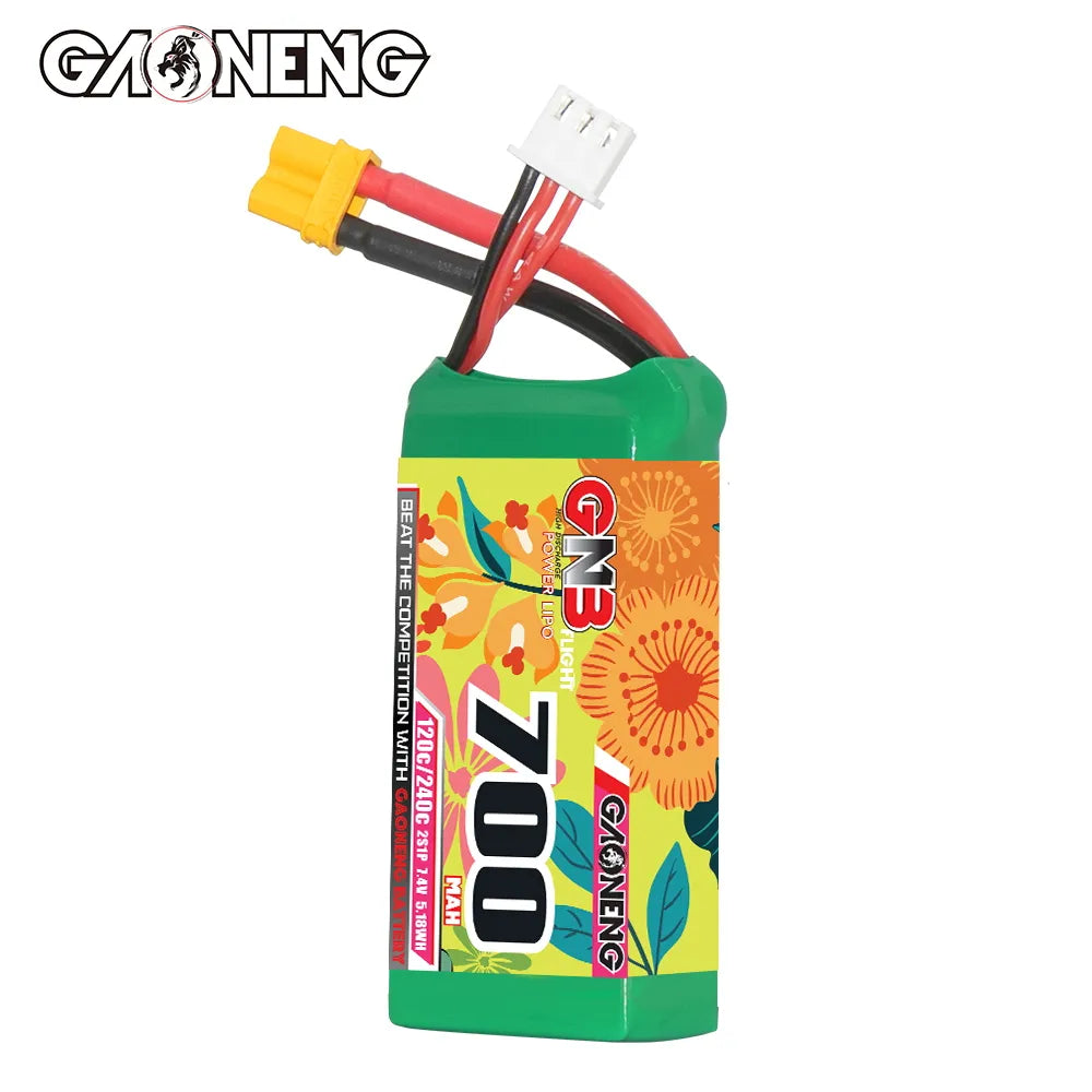 GAONENG GNB 2S 7.4V 700mAh 120C XT30 LiPo Battery [DG]