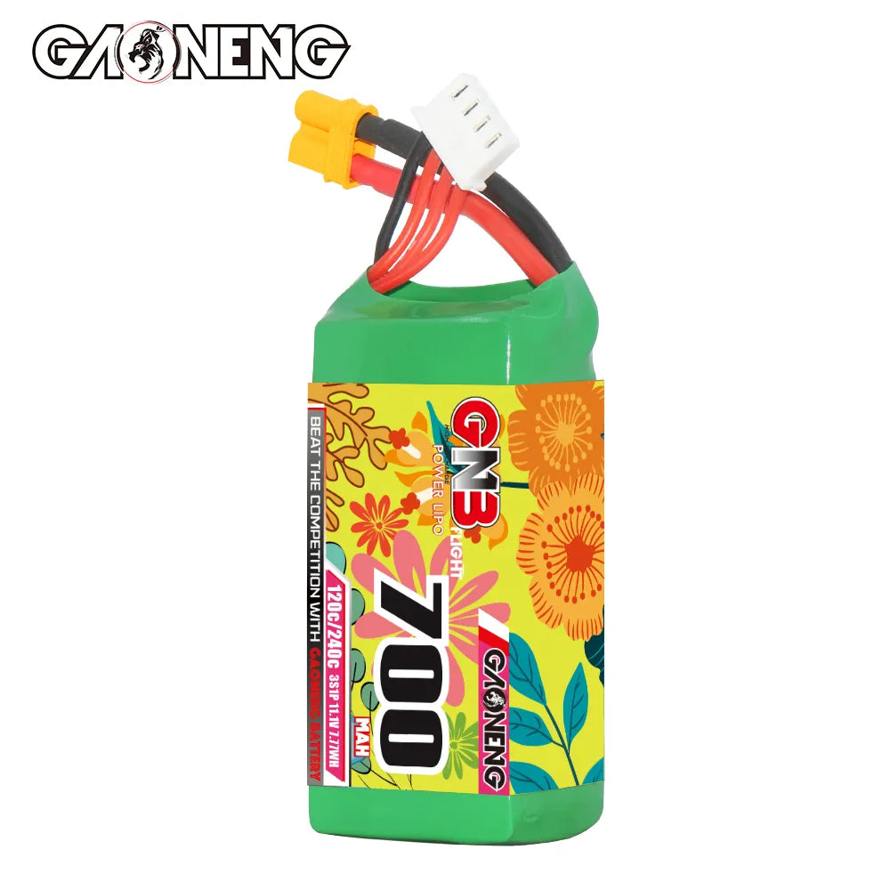 GAONENG GNB 3S 11.1V 700mAh 120C XT30 LiPo Battery [DG]