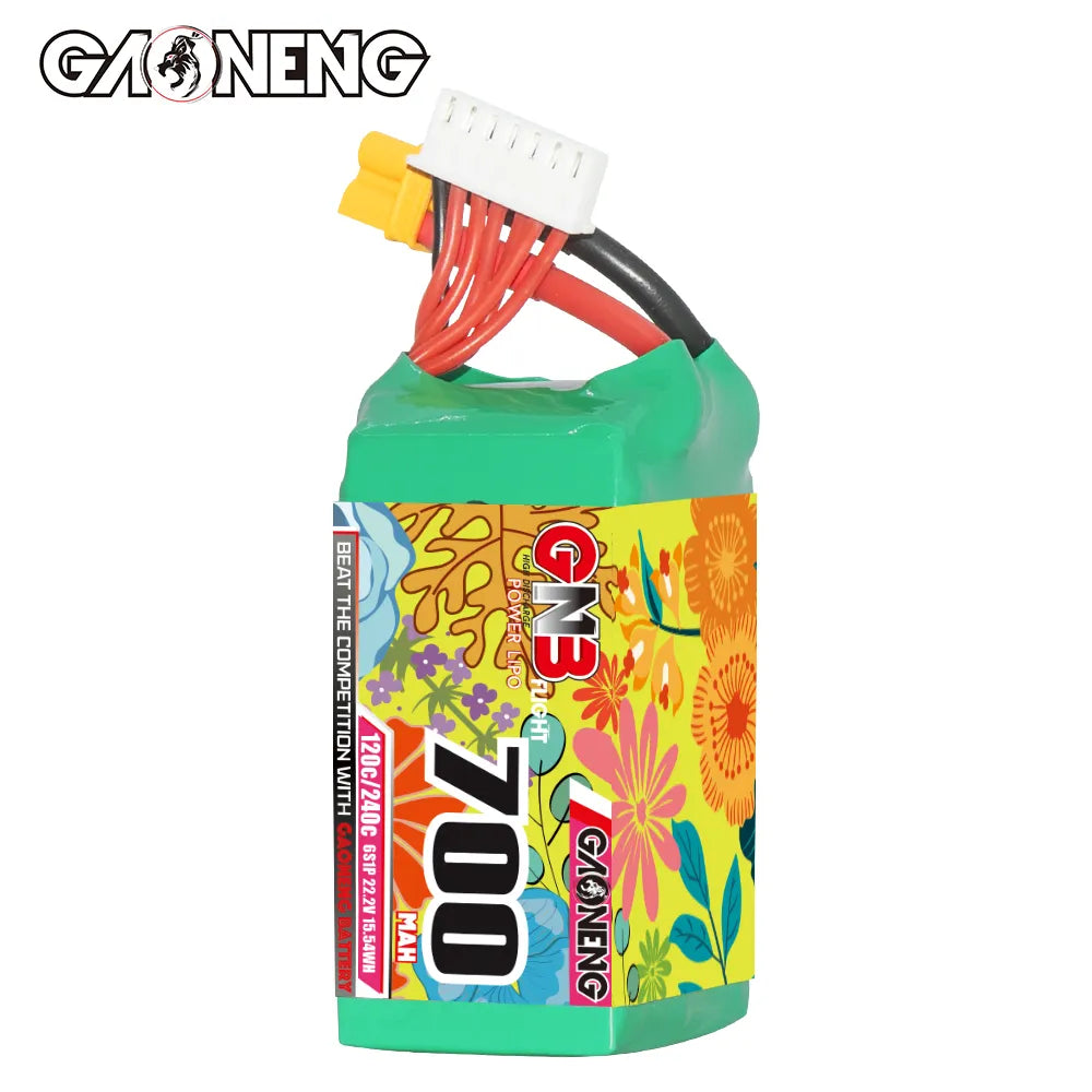 GAONENG GNB 6S 22.2V 700mAh 120C XT30 LiPo Battery [DG]