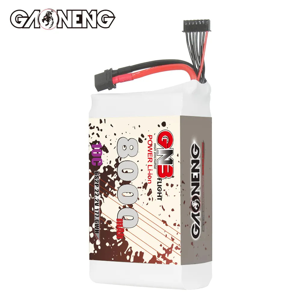 GAONENG GNB 6S 22.2V 8000mAh 10C XT60 Li-ion Battery made with Li-ion Lithium Ion 21700 [DG]