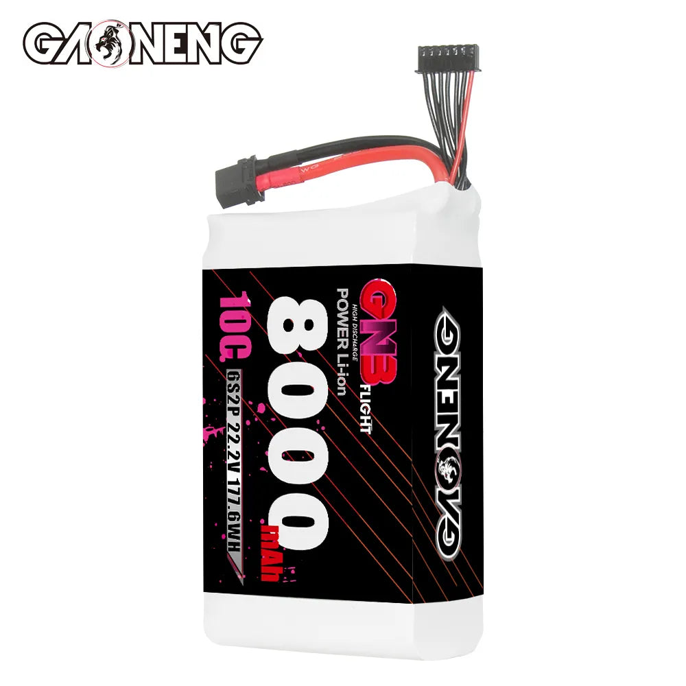 GAONENG GNB 6S 22.2V 8000mAh 10C XT60 Li-ion Battery made with Samsung 21700 [DG]