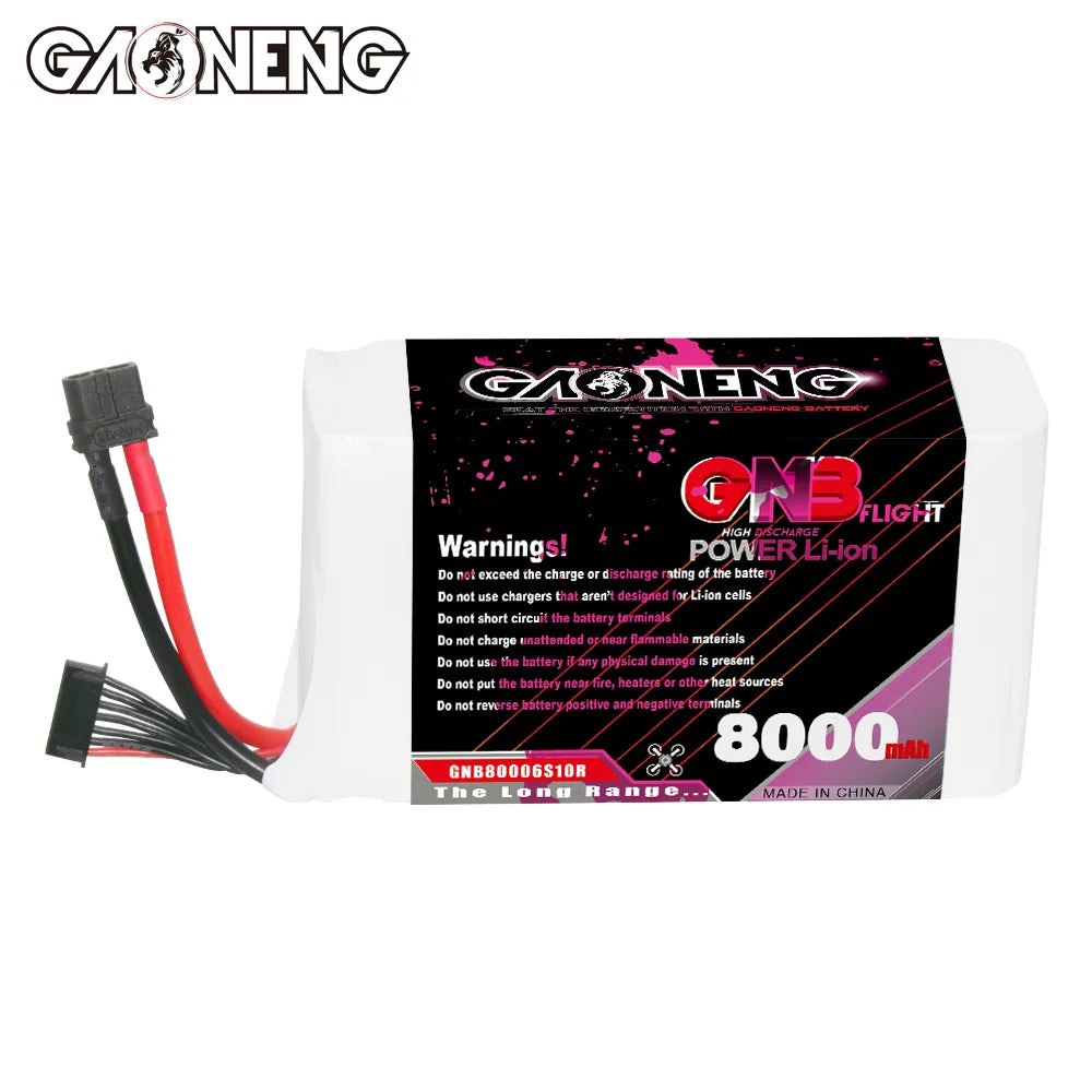 GAONENG GNB 6S 22.2V 8000mAh 10C XT60 Li-ion Battery made with Samsung 21700 [DG]