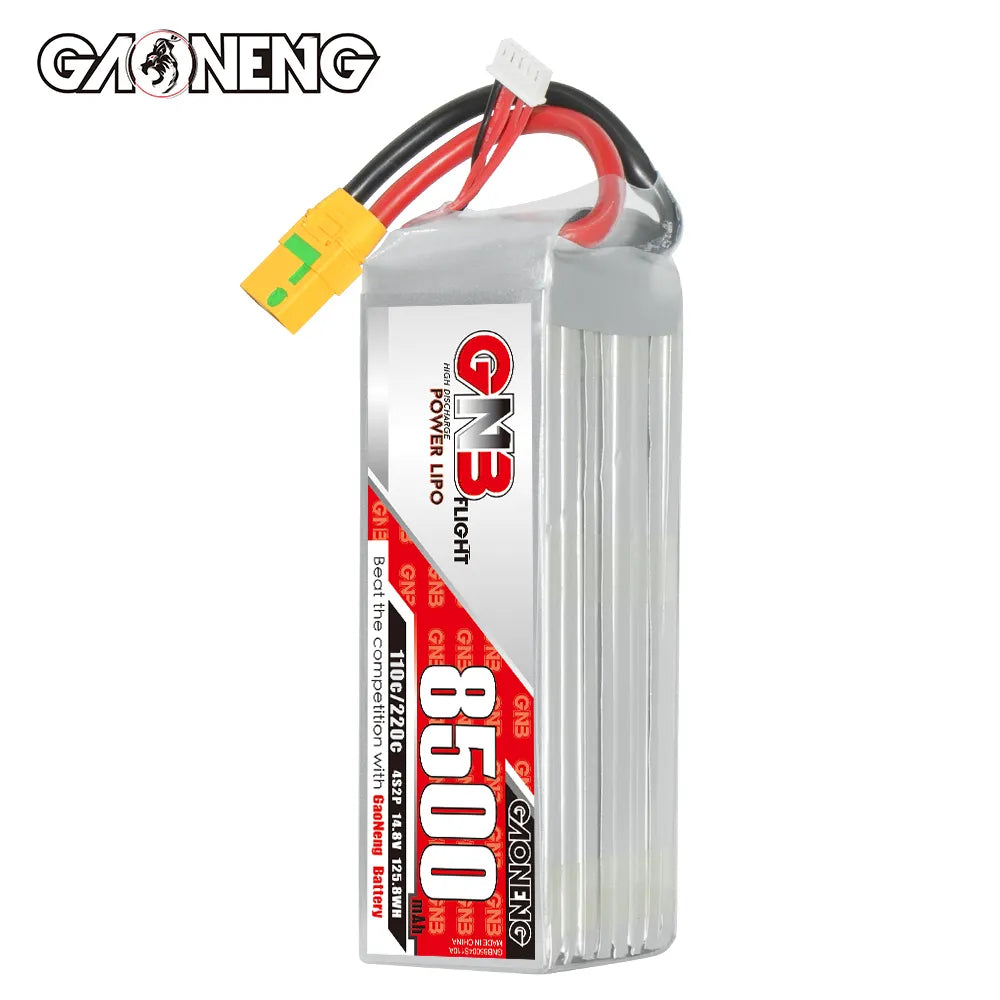 GAONENG GNB 4S 14.8V 8500mAh 110C RC LiPo Battery XT90S Anti Spark [DG]