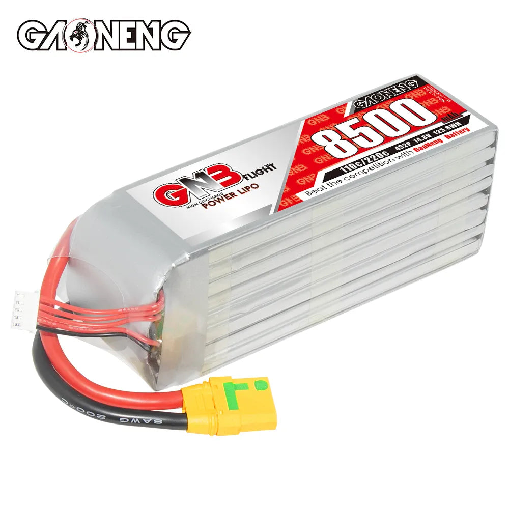 GAONENG GNB 4S 14.8V 8500mAh 110C RC LiPo Battery XT90S Anti Spark [DG]