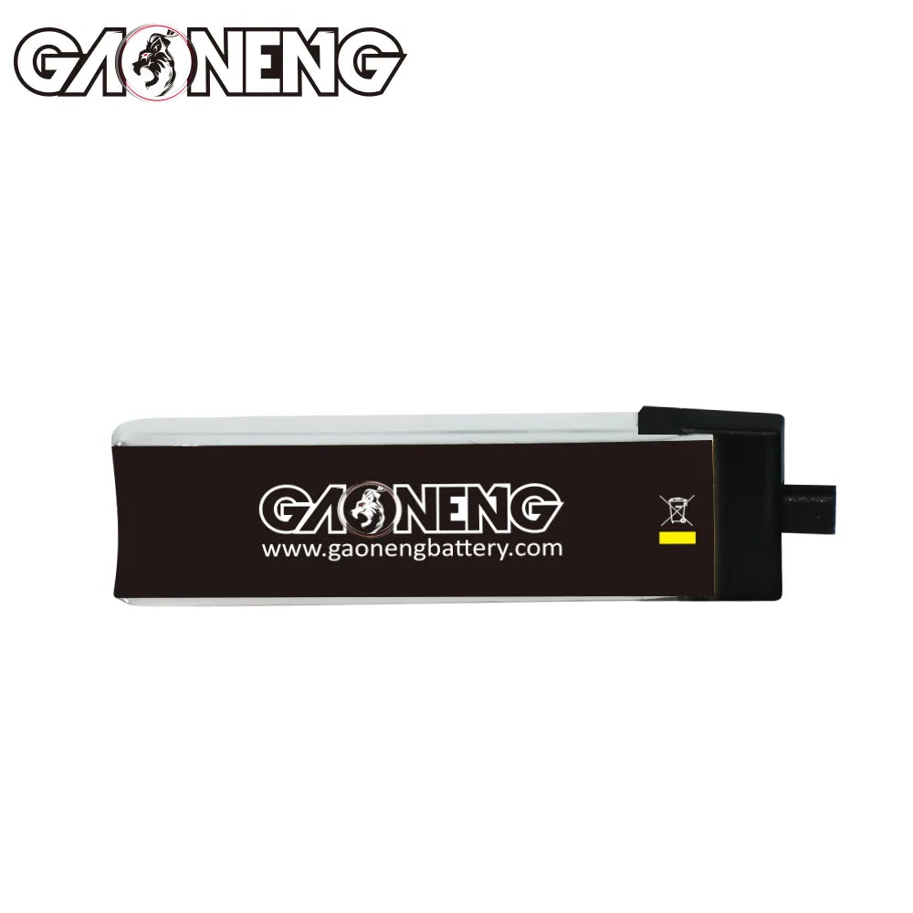 GAONENG GNB LiHV 1S 3.8V 850mAh 60C A30 Plastic Head LiPo Battery Long Range [DG]