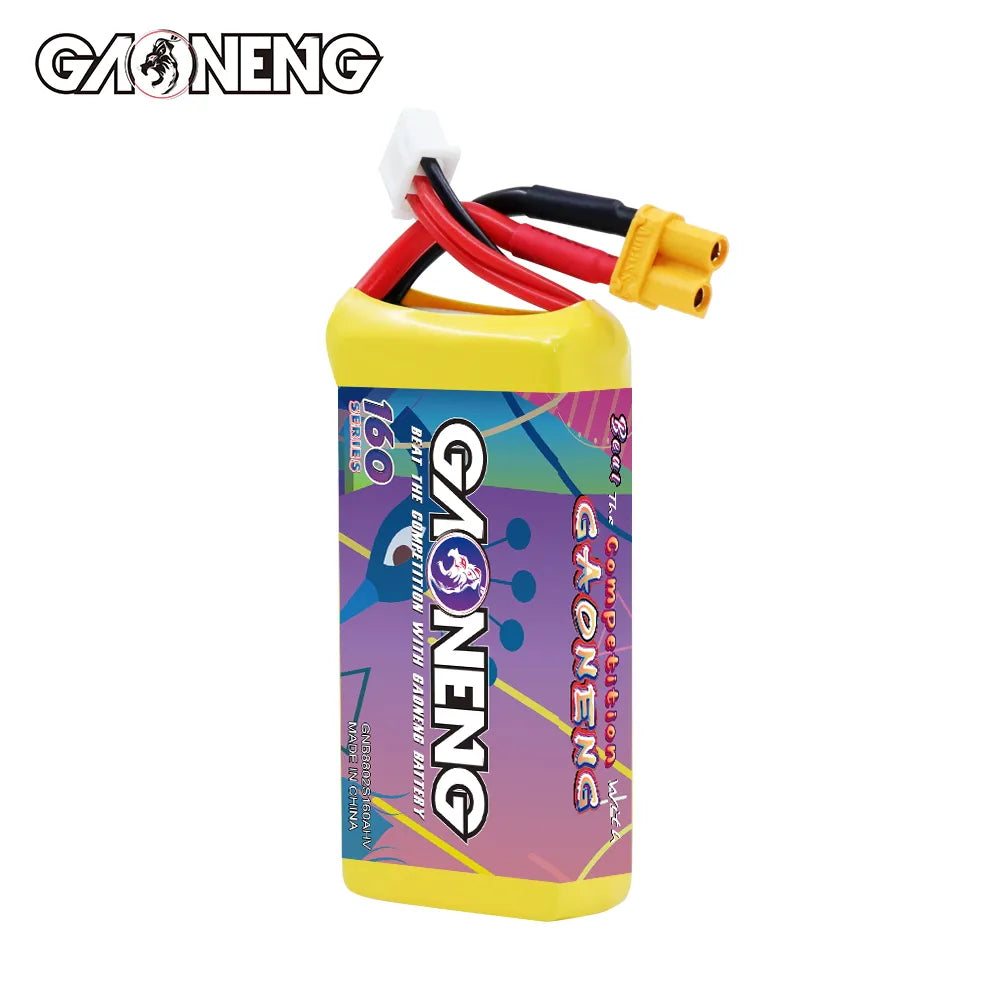 GAONENG GNB LiHV 2S 7.6V 880mah 160C XT30 LiPo Battery [DG]