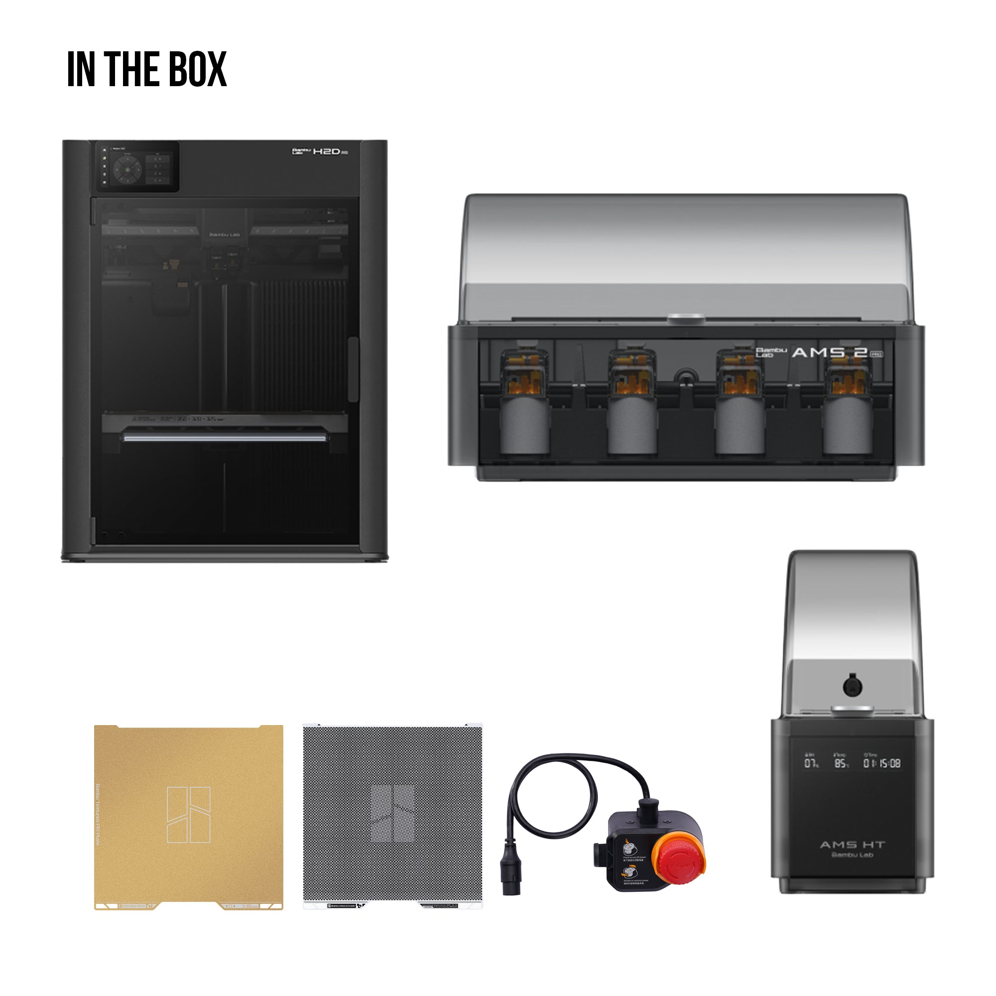 Bambu Lab H2D Pro 3D Printer AMS 2 & AMS HT Combo