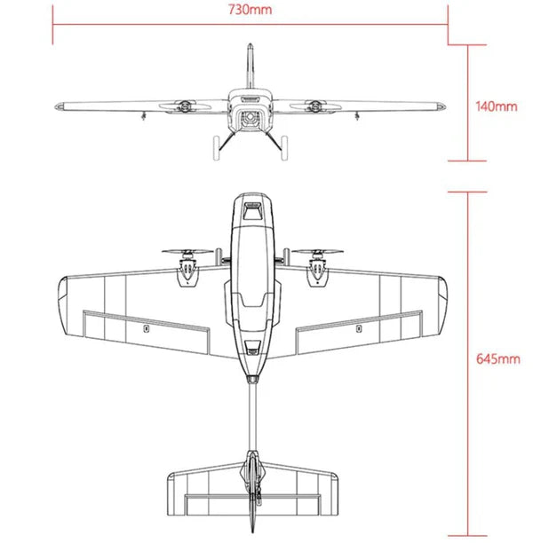 Hee Wing RC T1 Ranger PNP PRO 730mm Dual Motor EPP FPV