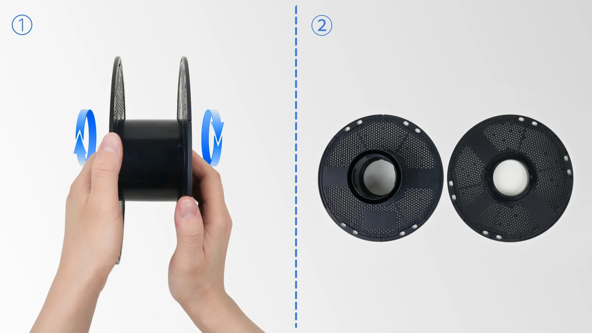 Empty 3D Printing Spool Roll