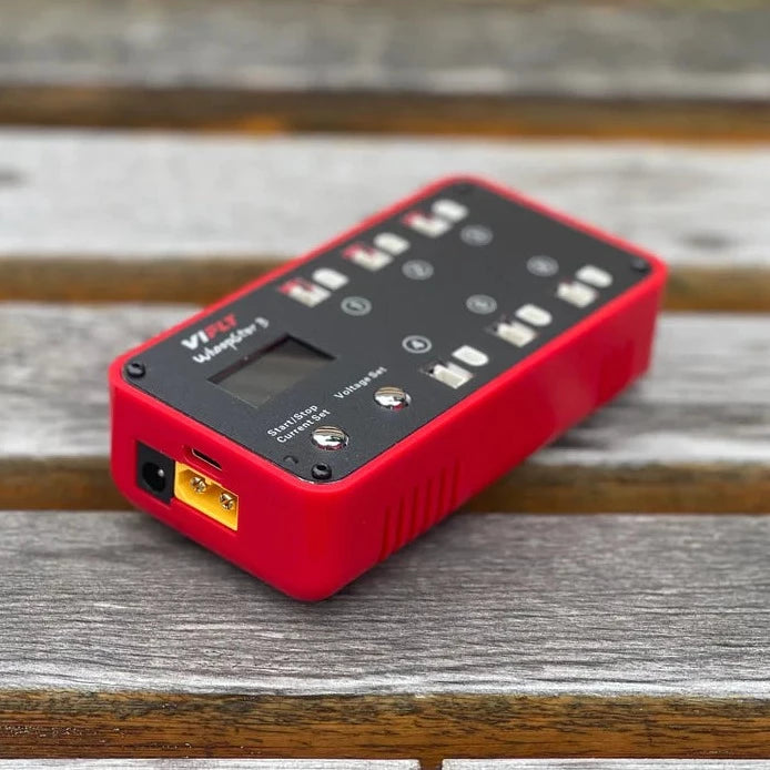 VIFLY WhoopStor V3 40W 1S Lipo Battery Charger/Discharger with BT2/A30/PH2 Connector Compatability