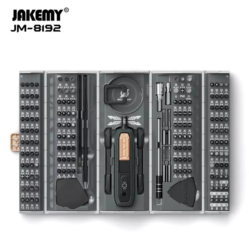 JAKEMY JM-8192 (180 in 1) CR-V Screwdriver Set