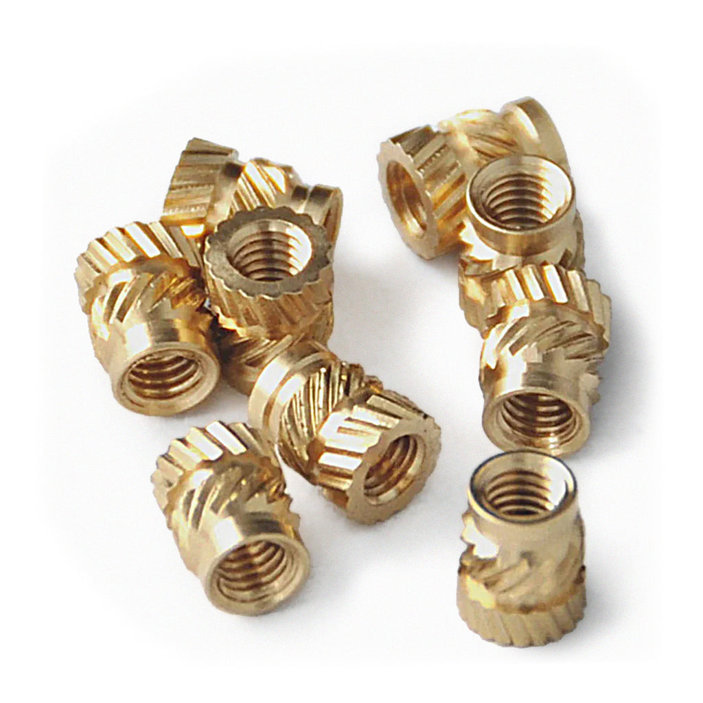 M3xD5xL4 Threaded  Knurled Heatset Inserts (50pcs)