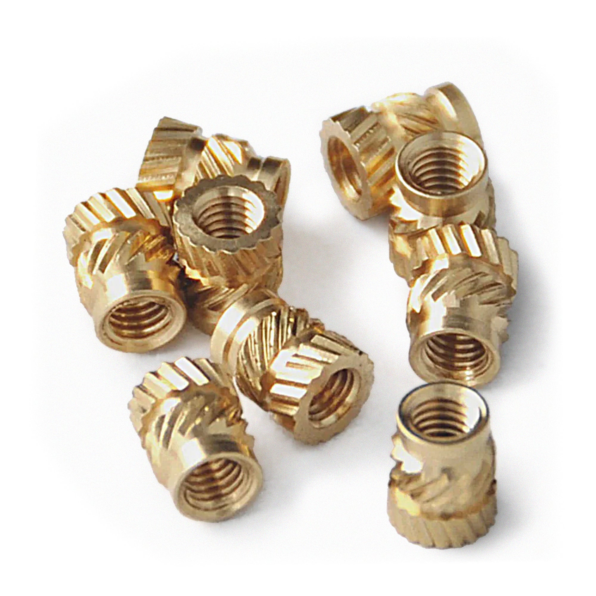 M3xD5xL4 Threaded  Knurled Heatset Inserts (50pcs)