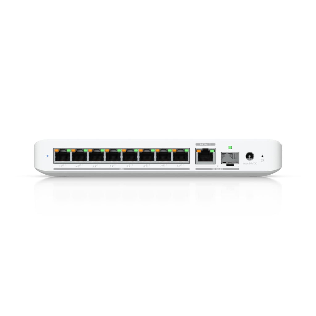 Ubiquiti Flex 2.5G PoE, 8-port 2.5 GbE PoE++ Switch,10 GbE RJ45/SFP+ Combination Uplink Port,Powered With PoE+++ & PSU (Sold Separately )
