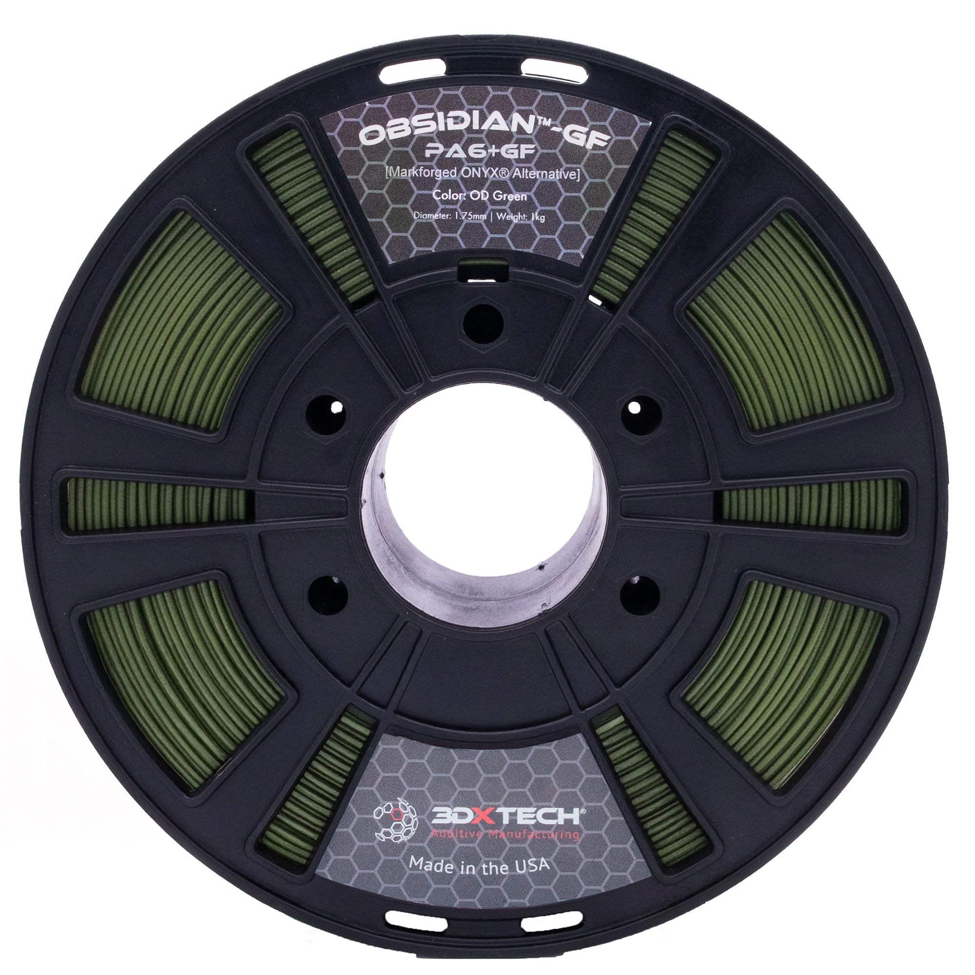 3DXTech Obsidian GF + PA6 1.75mm Filament 1kg