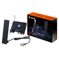 Gigabyte GC-WIFI7, Wi-Fi 7, up to 5800Mbps, up to 320MHz bandwidth support across the 2.4GHz, 5GHz, and 6GHz bands, 2Tx2R antenna, PCIe x1 [PC]