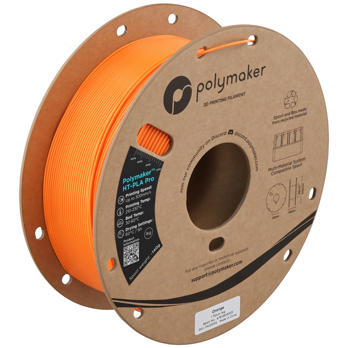 Polymaker HT-PLA Pro 1.75mm Filament 1kg
