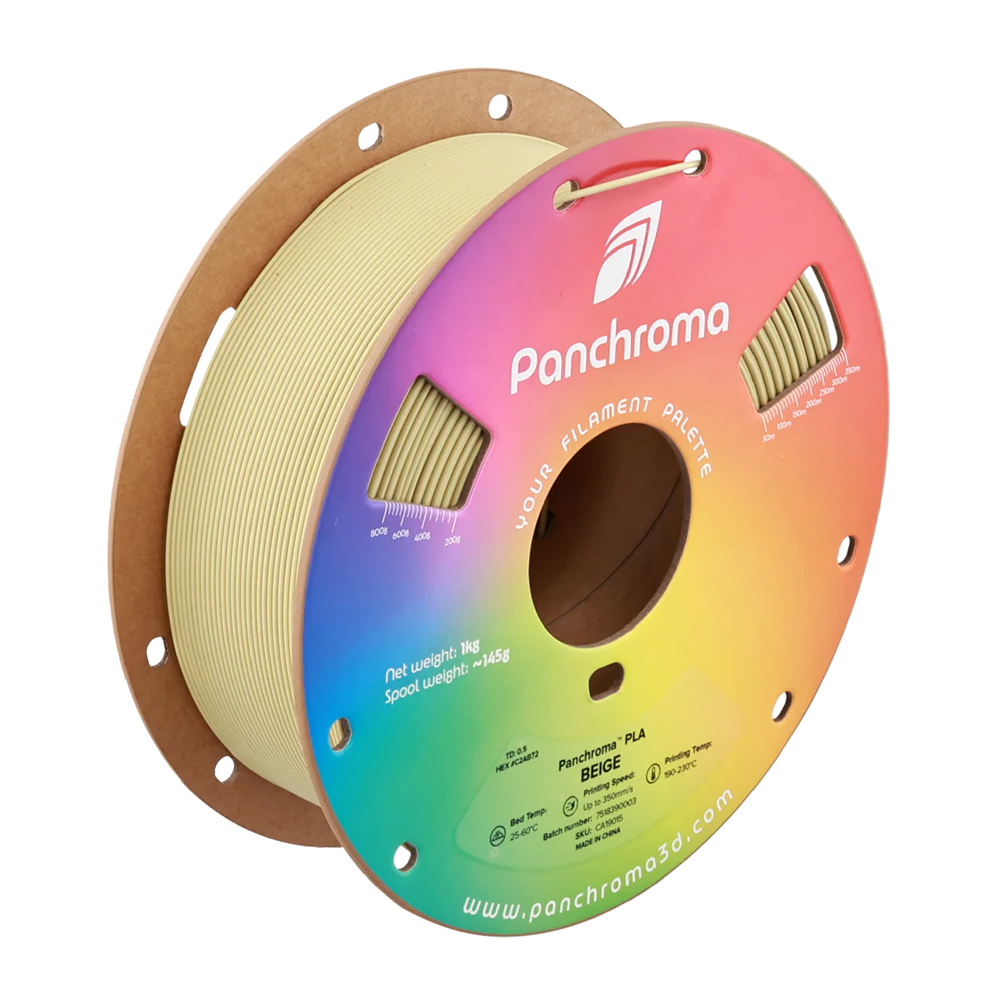 Polymaker Panchroma Basic PLA 1.75mm Filament 1kg (With Spool)