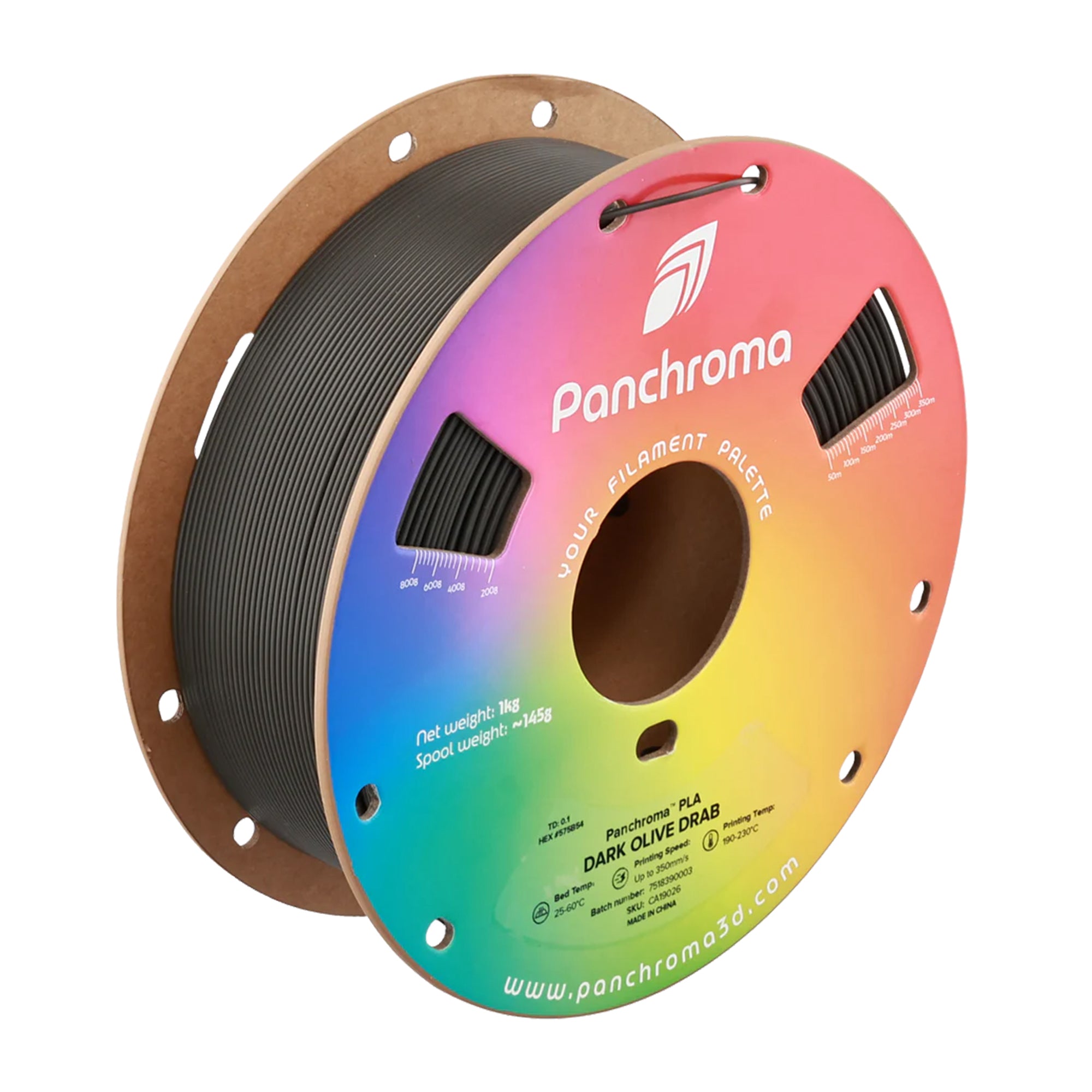Polymaker Panchroma Basic PLA 1.75mm Filament 1kg (With Spool)