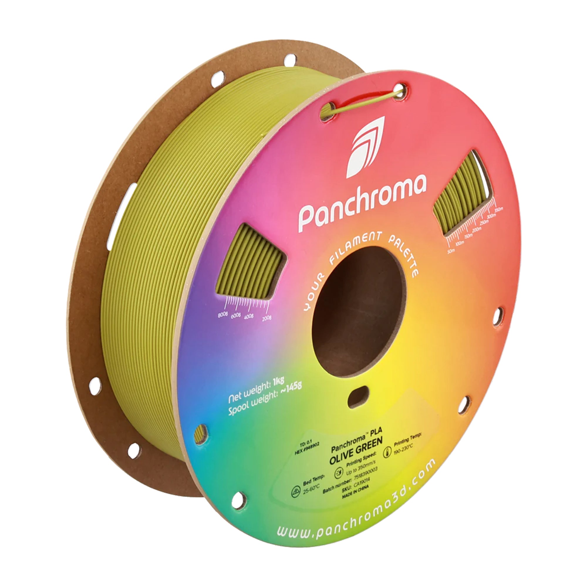 Polymaker Panchroma Basic PLA 1.75mm Filament 1kg (With Spool)