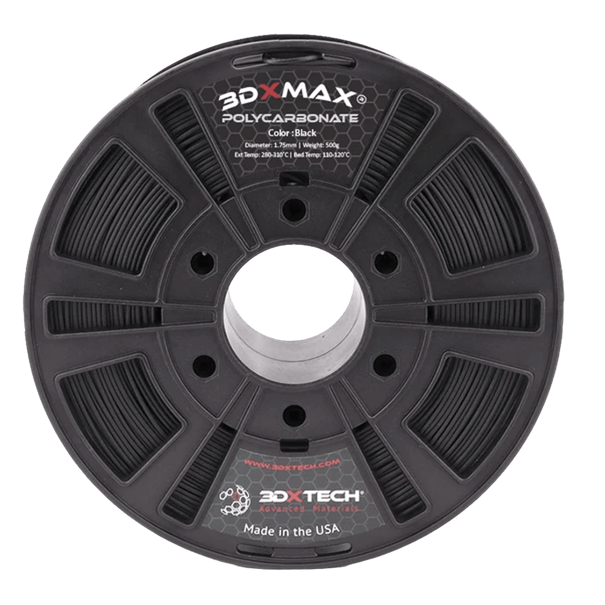 3DXTech 3DXMAX PC 1.75mm Filament 500g