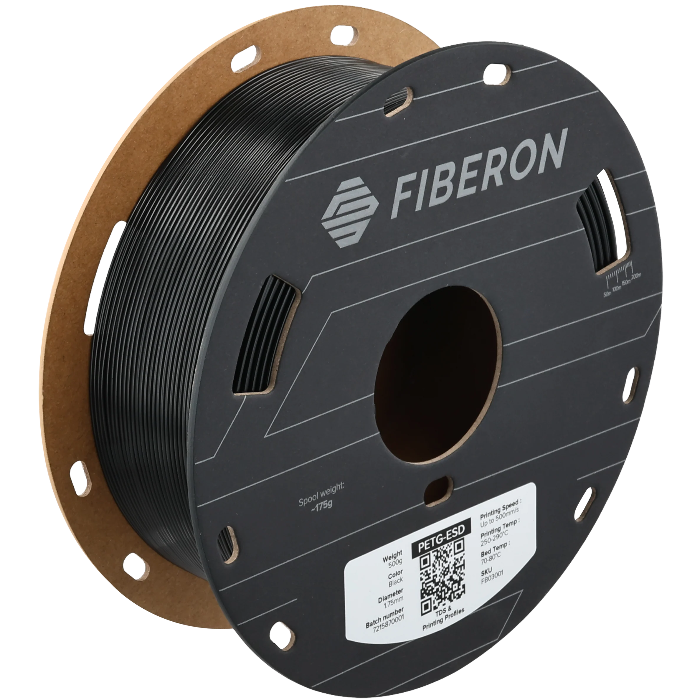 Polymaker Fiberon PETG-ESD 1.75mm Filament 500g (Formerly PolyMax PETG-ESD)