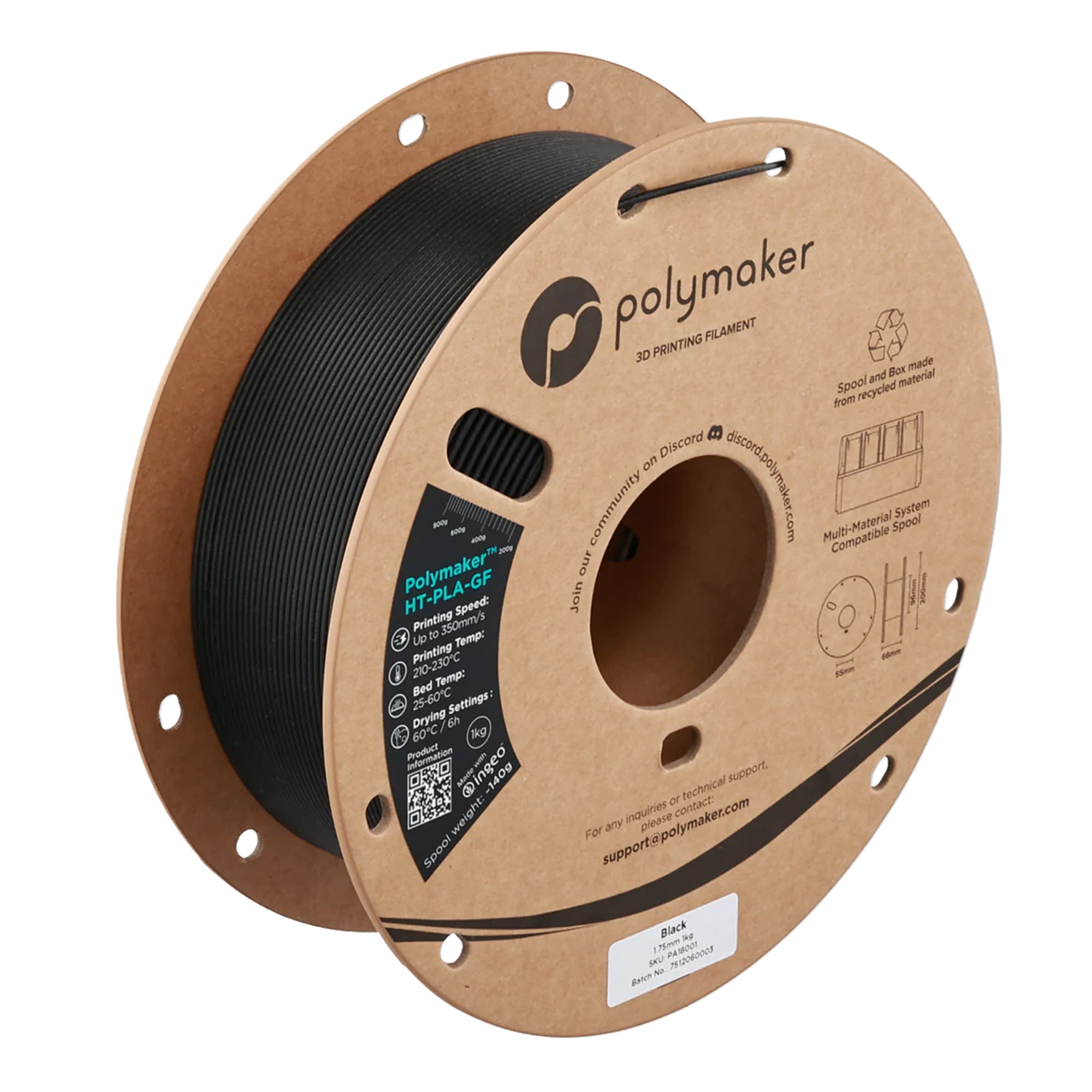 Polymaker HT-PLA-GF 1.75mm Filament 1kg