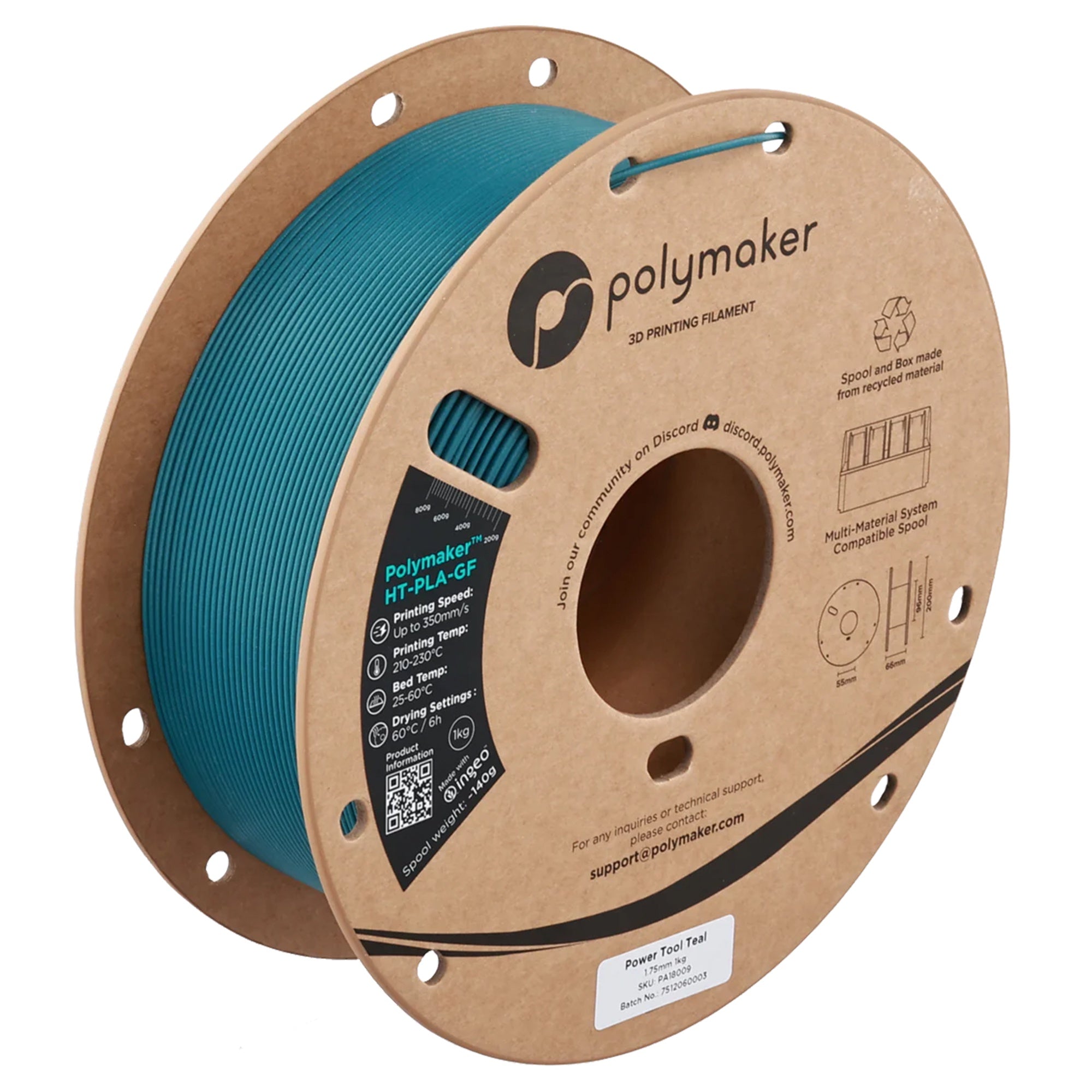 Polymaker HT-PLA-GF 1.75mm Filament 1kg