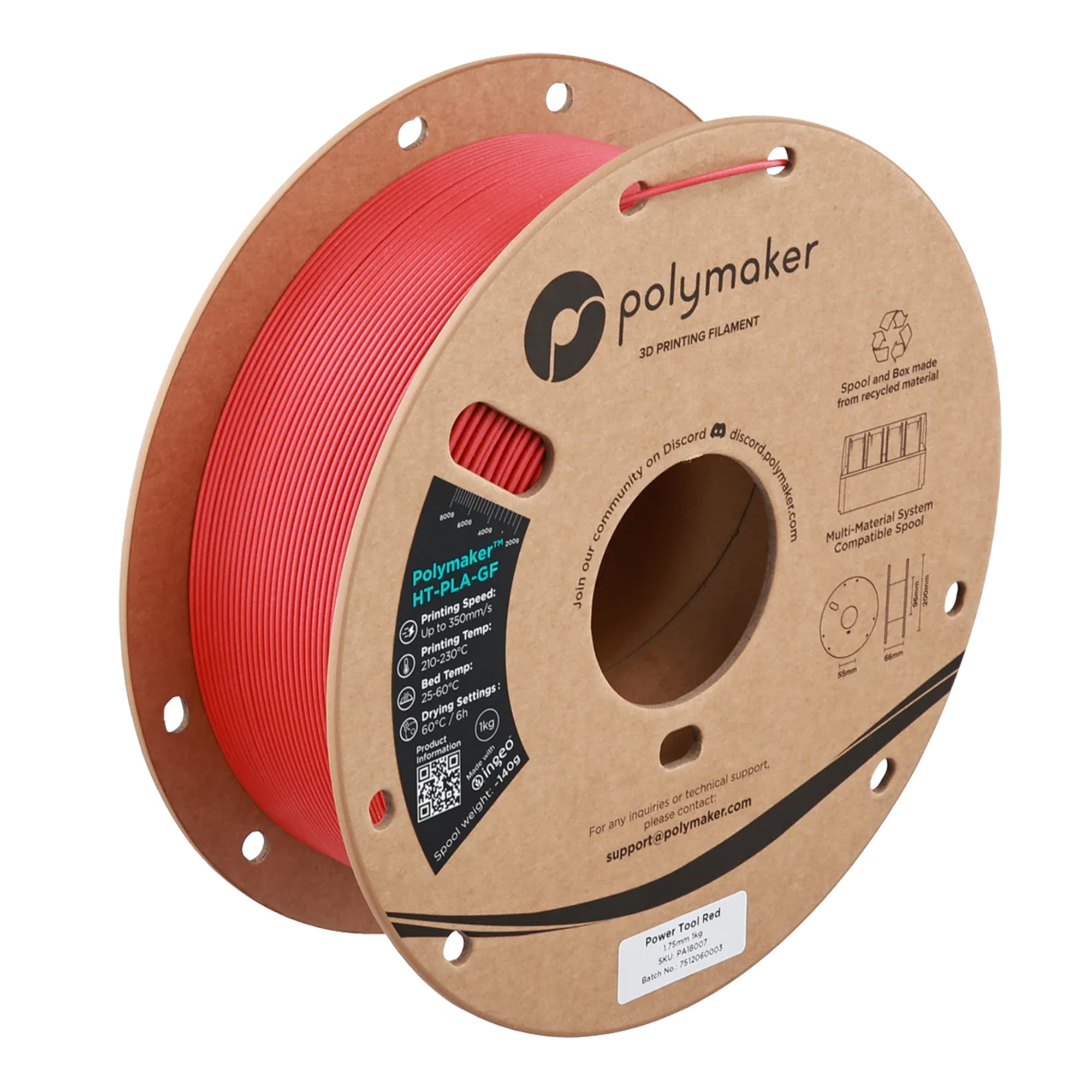 Polymaker HT-PLA-GF 1.75mm Filament 1kg