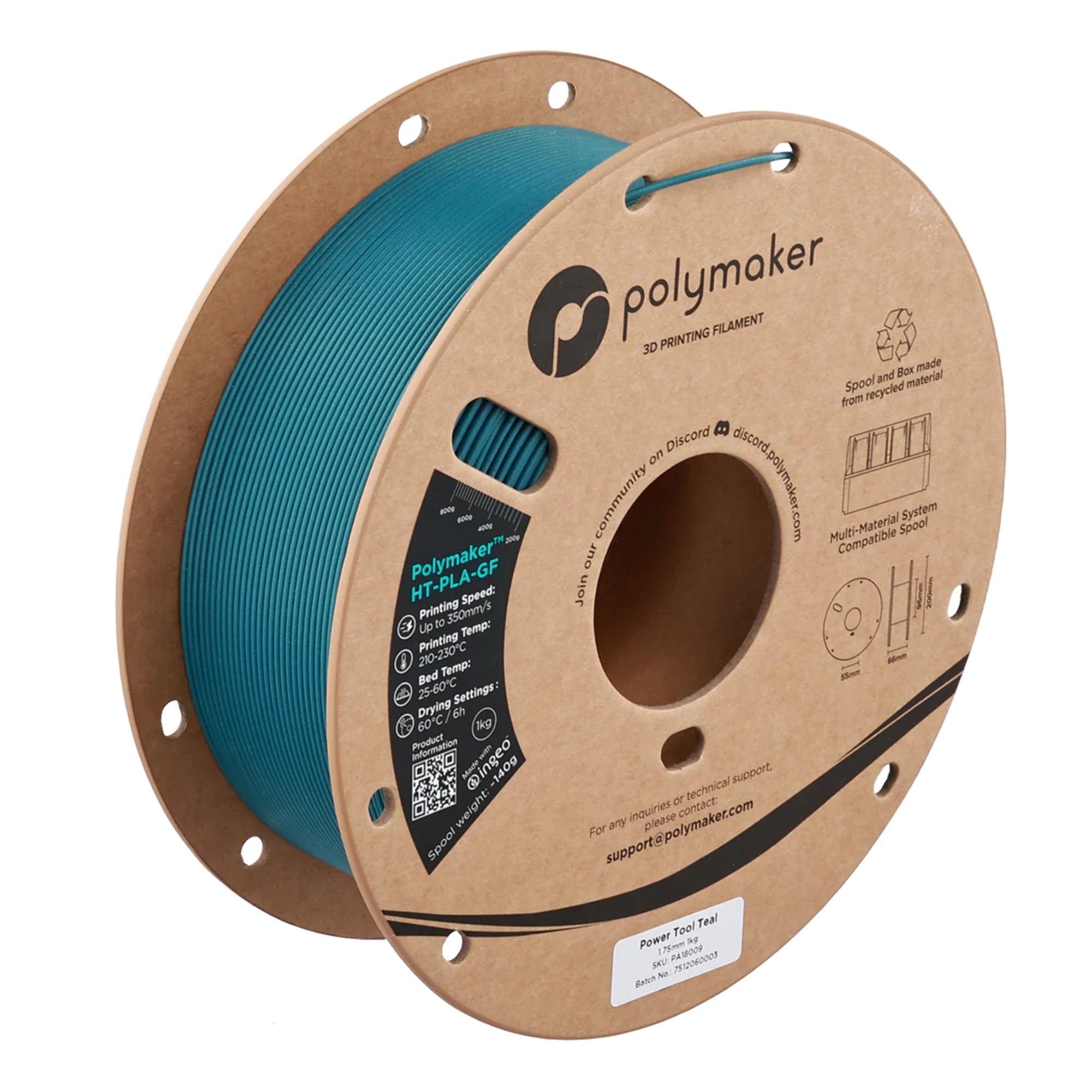 Polymaker HT-PLA-GF 1.75mm Filament 1kg