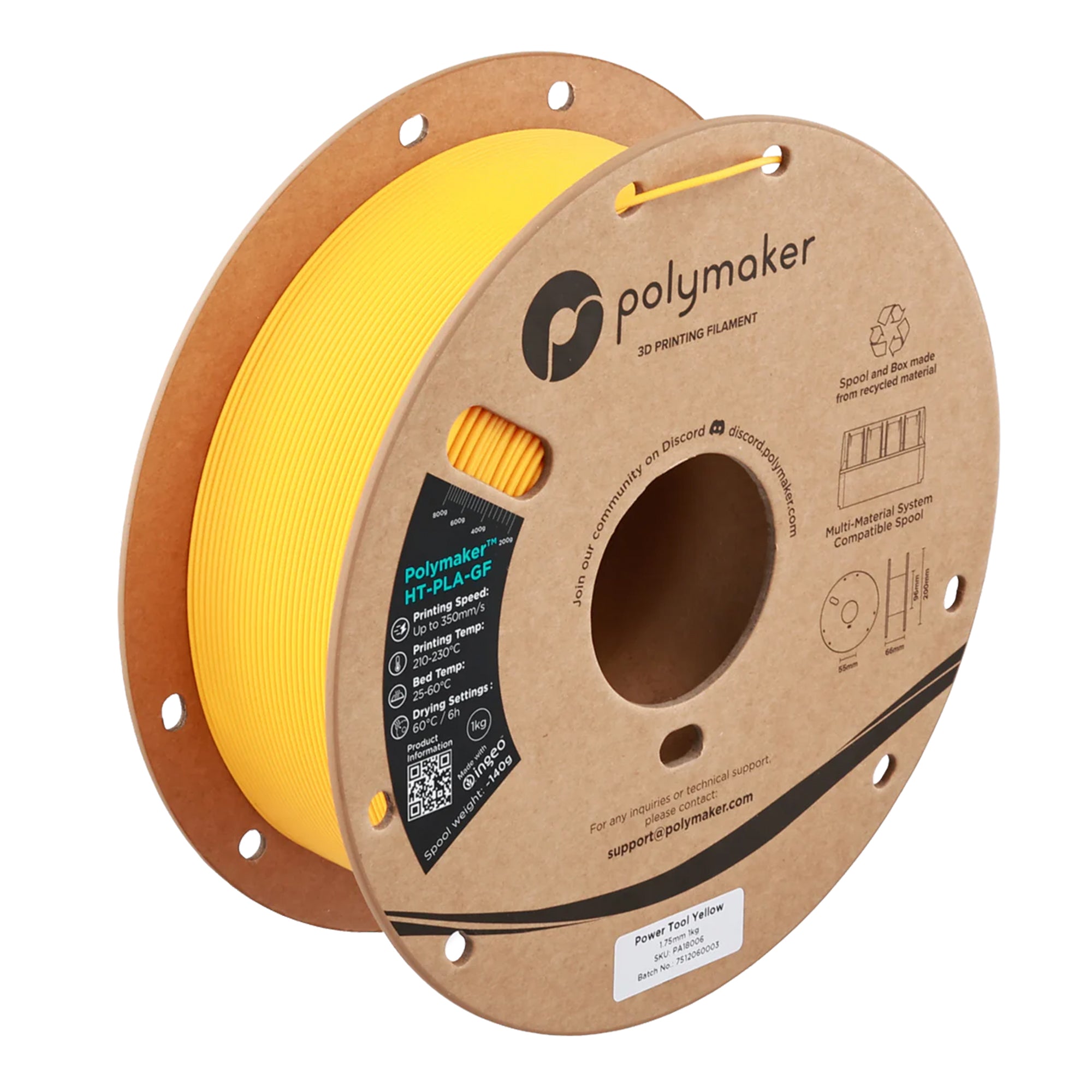 Polymaker HT-PLA-GF 1.75mm Filament 1kg