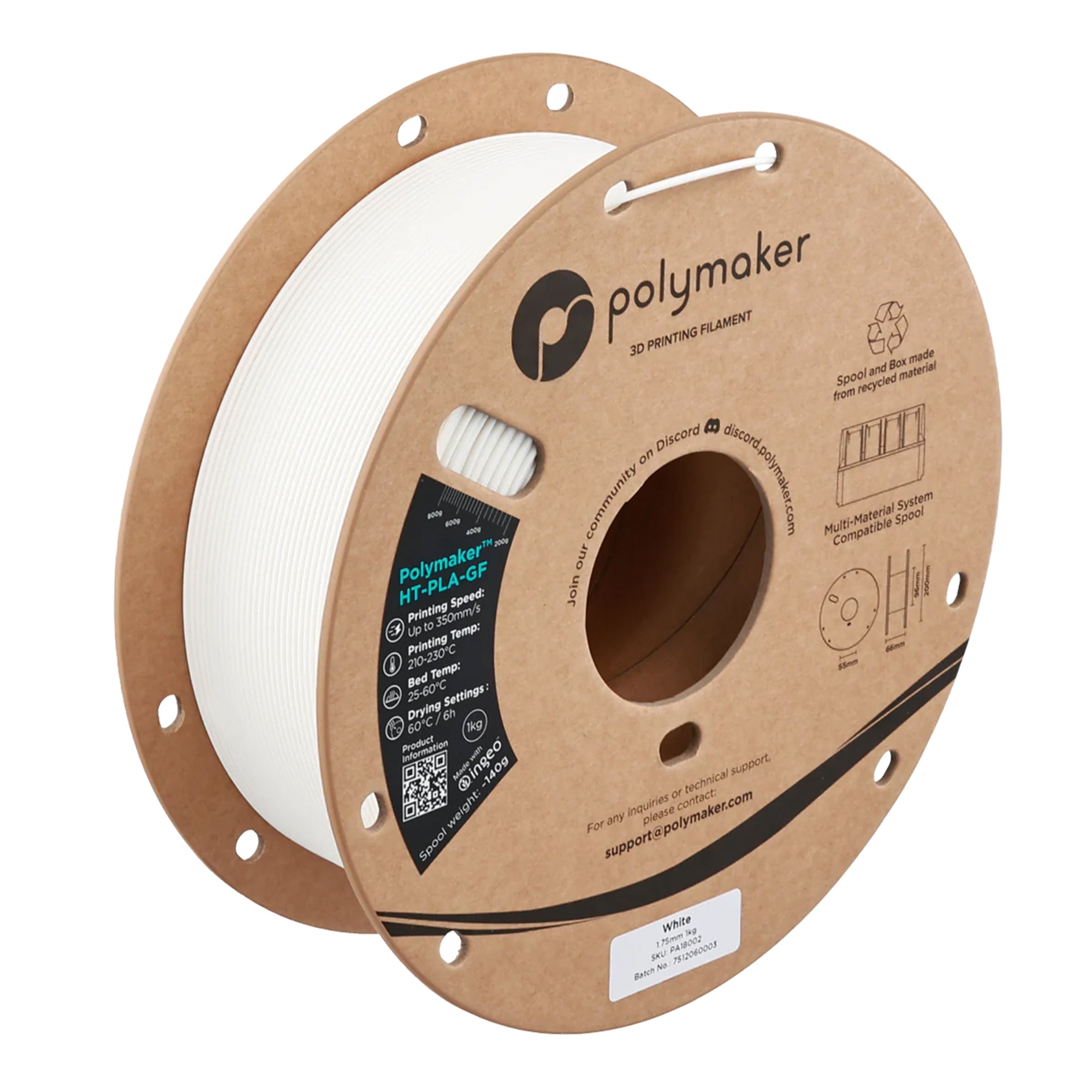 Polymaker HT-PLA-GF 1.75mm Filament 1kg