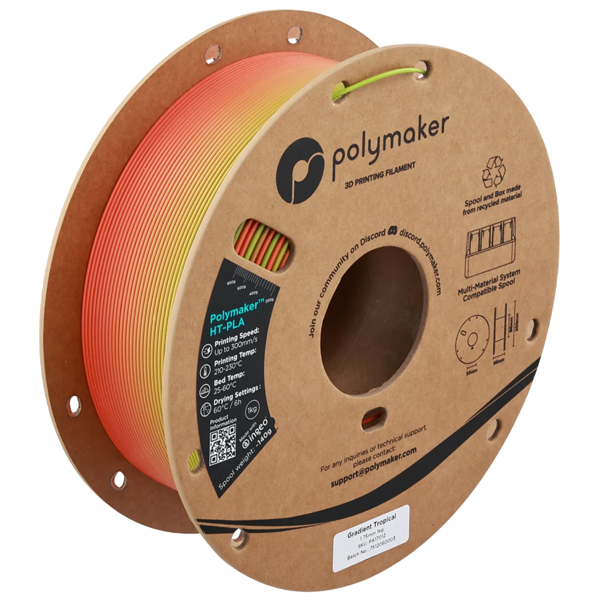 Polymaker HT-PLA 1.75mm Filament 1kg – Phaser FPV