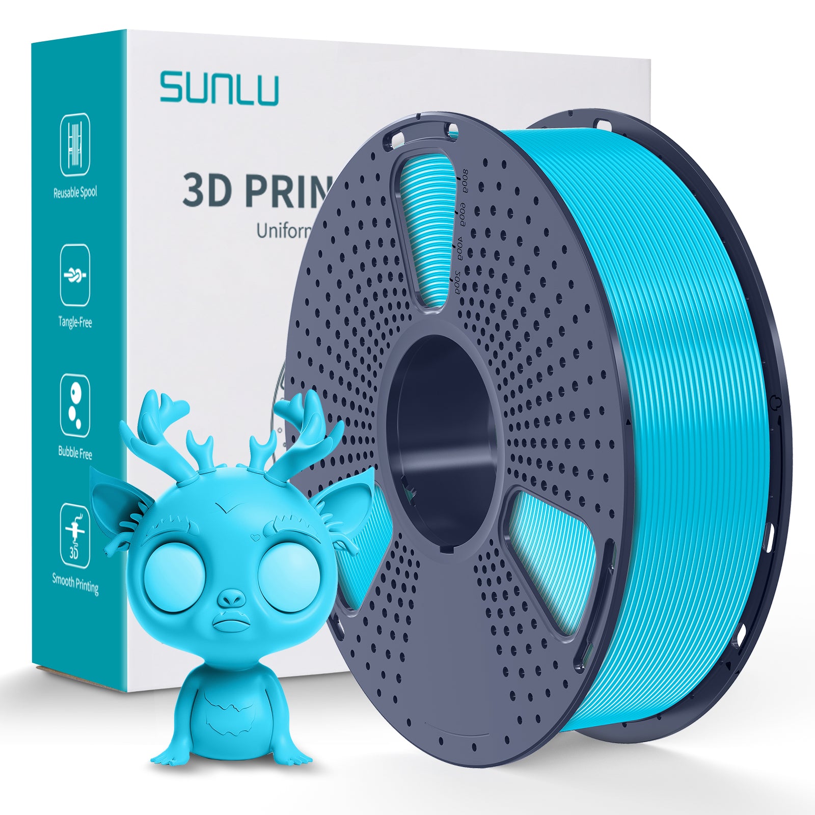 Sunlu PLA+ Filament 1.75mm 1kg