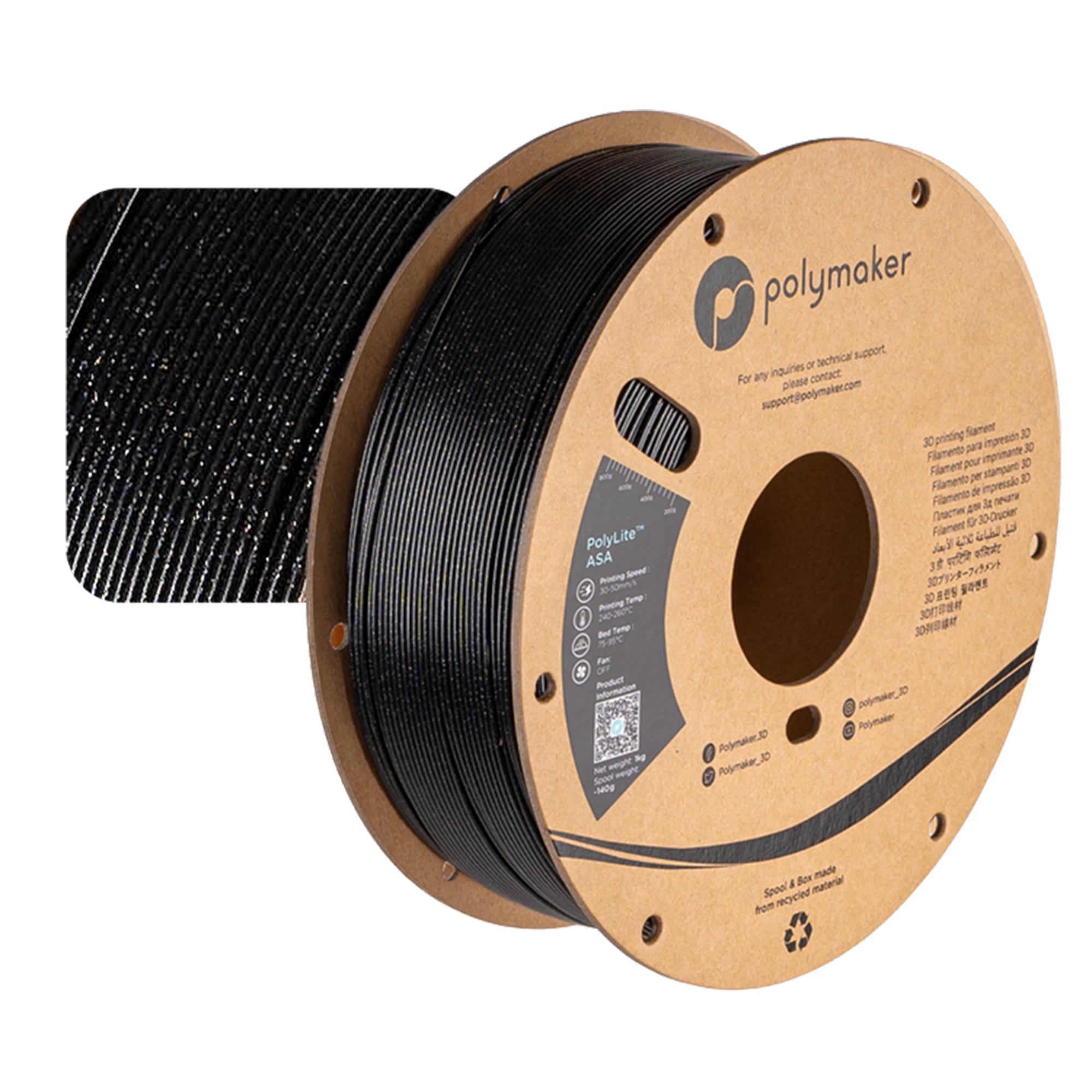 Polymaker PolyLite ASA Galaxy Filament 1kg 1.75mm